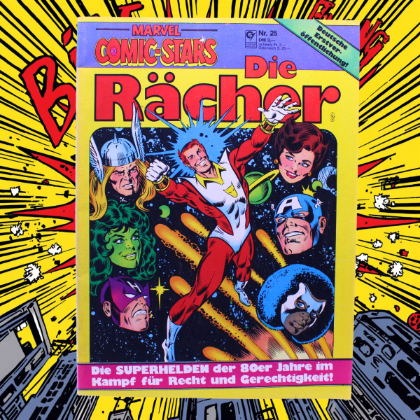 Marvel Comic-Stars 25 Die Rächer Starfox 1984 | Hoppla-Stuff